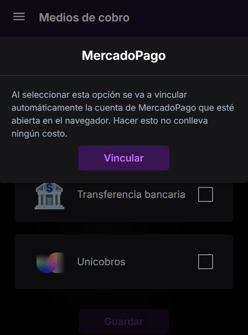 Mercado Pago link