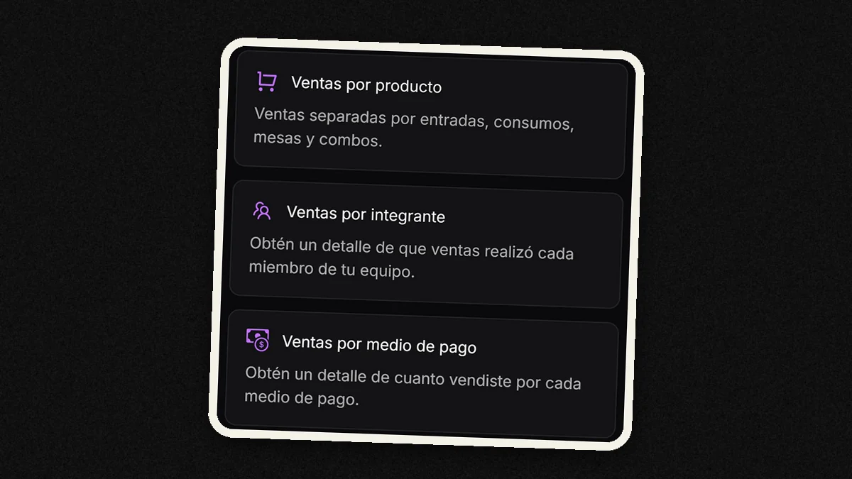 Cómo planear la próxima fecha con las ventas de tu evento (Chile)