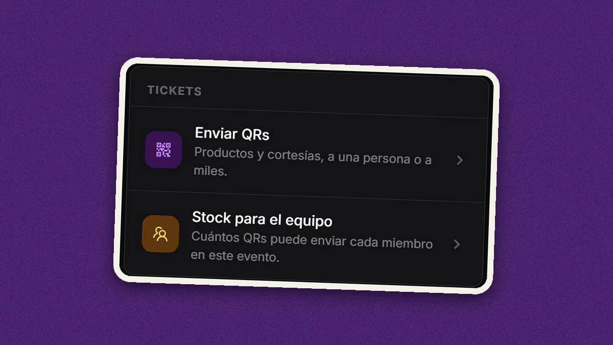 Cortesías masivas con QR por WhatsApp o mail en El Salvador
