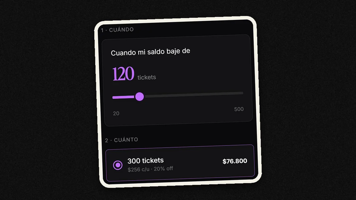 Porcentaje o precio fijo por entrada: tickets prepagos en Paraguay