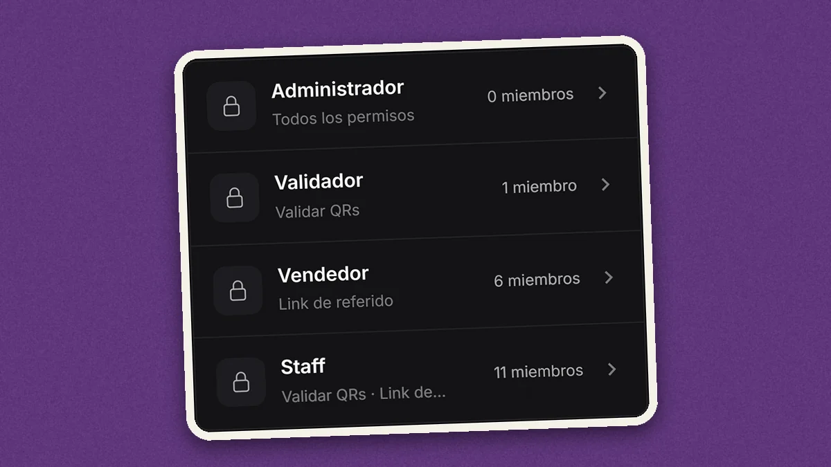 Qué ve cada persona de tu equipo de evento: roles en Bolivia